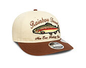 Kšiltovka New Era - Wild "Fishing Club" 9FIFTY Retro Crown - Cream / Auburn