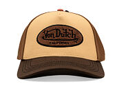 Kšiltovka Von Dutch - Trucker - Terry Logo - Brown/Beige