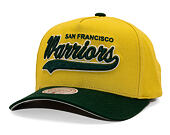 Kšiltovka Mitchell & Ness - Harvest Gold Pro Crown - Golden State Warriors - Gold/Green
