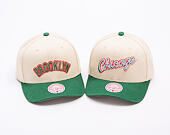Kšiltovka Mitchell & Ness - Green Orange Pro Crown - Brooklyn Nets - Sand/Green