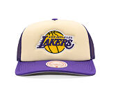 Kšiltovka Mitchell & Ness - NBA Vintage Block Trucker - Los Angeles Lakers - Cream
