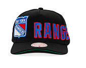 Kšiltovka Mitchell & Ness - NHL Busted Pro - New York Rangers - Black