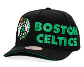 Kšiltovka Mitchell & Ness - NBA Busted Pro - Boston Celtics - Black