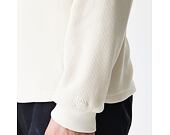 Tee New Era - Branded Longsleeve Waffle Tee - Cream