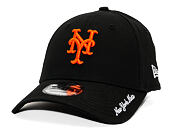 Cap New Era - MLB Visor Script 9FORTY - NY Mets - Black