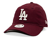 Womens Cap New Era - MLB Essential 9TWENTY - LA Dodgers - Burgundy / Cream