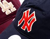 Womens Cap New Era - MLB Boucle 9TWENTY - NY Yankees - Navy / Orange