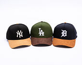 Cap New Era - MLB Suede Visor 9FORTY A-Frame - Detroit Tigers - Navy / Brown