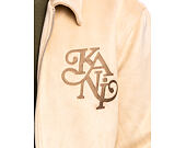 Jacket Karl Kani - Legacy Faux Suede Bowling Jacket - Beige