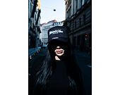 Mitchell & Ness Pinscript Redline Snapback Branded Black / White Cap