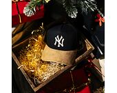Cap New Era - MLB Suede Visor 9FORTY A-Frame - NY Yankees - Black / Camel
