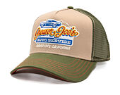 Kšiltovka Stetson - Trucker Cap Greaser Joe's - Green / Beige