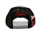Cap New Era -  Patch 9FORTY Trucker - Ac Milan - Grey