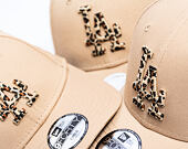 Womens Cap New Era - MLB Animal Infill 9FORTY - LA Dodgers - Camel