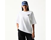 Tee New Era - Floral Graphic Oversized Tee - White