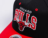 Cap Mitchell & Ness - NBA Team Arch Snapback - Chicago Bulls - Black / Red