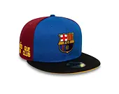 Cap New Era - "Mes Que Un" 59FIFTY - Barcelona FC - Cardinal/Blue