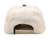 Cap Brixton - Crest MP Snapback - Off White/Rush