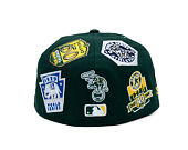 Cap New Era - MLB All Over Logo 59FIFTY - Oakland Athletics - Team Color