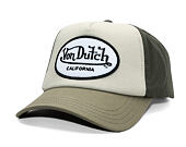 Cap Von Dutch - Trucker - Cali Patch Olive/White