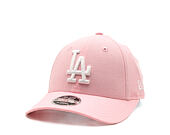 Kids Cap New Era - MLB Linen 9FORTY M-CROWN - LA Dodgers - Pink Rouge / White