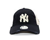 Womens Cap New Era - MLB Distress Trucker 9TWENTY Trucker - NY Yankees - Navy