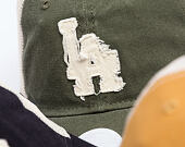 Womens Cap New Era - MLB Distress Trucker 9TWENTY Trucker - LA Dodgers - New Olive