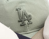 Womens Cap New Era - MLB Midi Linen 9TWENTY - LA Dodgers - Pastel Green