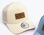 Cap New Era - Branded Denim Leather Patch 9FORTY A-Frame Trucker - Camel
