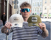 Cap New Era - Branded Buffalo Patch Linen 9FORTY A-Frame - Stone