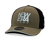 Cap New Era - Branded Reflective 9FORTY M-CROWN A-Frame Trucker - New Olive