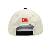Cap New Era - MLB Side Script 9FORTY M-CROWN - NY Mets - Cream / Black