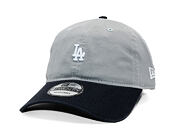 Cap New Era - MLB Mini Logo Washed Contrast 9TWENTY - LA Dodgers - Grey / Navy