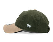 Cap New Era - MLB Mini Logo Washed Contrast 9TWENTY - Oakland Athletics - New Olive / Camel