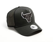 Cap New Era - NBA Outline 9FORTY A-Frame Trucker - Chicago Bulls - Steel / White