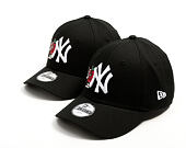 Kids Cap New Era - MLB Icon 9FORTY - NY Yankees - Black / White