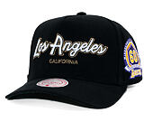 Cap Mitchell & Ness - NBA - La Script 2.0 - Los Angeles Lakers - Black/Green