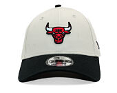 Cap New Era - NBA Color Block 9FORTY - Chicago Bulls - Stone / Black
