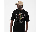 Tee New Era - Branded Oversized Graphic Tee - Black