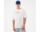 New Era - MLB Script Oversized Tee - NY Mets - White