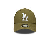 Cap New Era - MLB Linen 9FORTY M-CROWN - LA Dodgers - New Olive