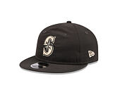 Cap New Era - MLB Nylon Ripstop 9FIFTY Retro Crown - Seattle Mariners - Black