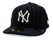 Cap New Era - MLB Moon Cooperstown 59FIFTY - NY Yankees - White And Navy Pinstripe