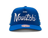 Cap Mitchell & Ness - Player Script Hwc - NBA - Dallas Mavericks - Dirk Nowitzki - Blue