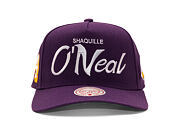 Cap Mitchell & Ness - Player Script Hwc - NBA - Los Angeles Lakers - Shaquille O'Neal - Purple_White