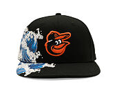 Cap New Era - MLB "Tidal Wave" 59FIFTY - Baltimore Orioles - Black