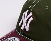Cap New Era - MLB "Seasonal 2 Tone" 9TWENTY - NY Yankees - Green / Burgundy