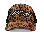 Cap Ed Hardy - Leopard Print 5 Panel Trucker