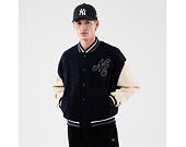 Jacket New Era - Branded Oversized Varsity Jacket - Navy