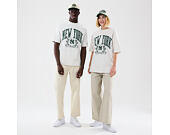 Tee New Era - MLB Arch Graphic Oversized Tee - NY Yankees - Heather Grey